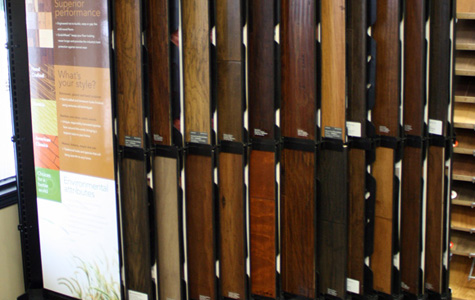 Selection of hardwood at Vantage Floorcoverings