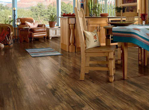 Laminate flooring installed by Vantage Floorcoverings